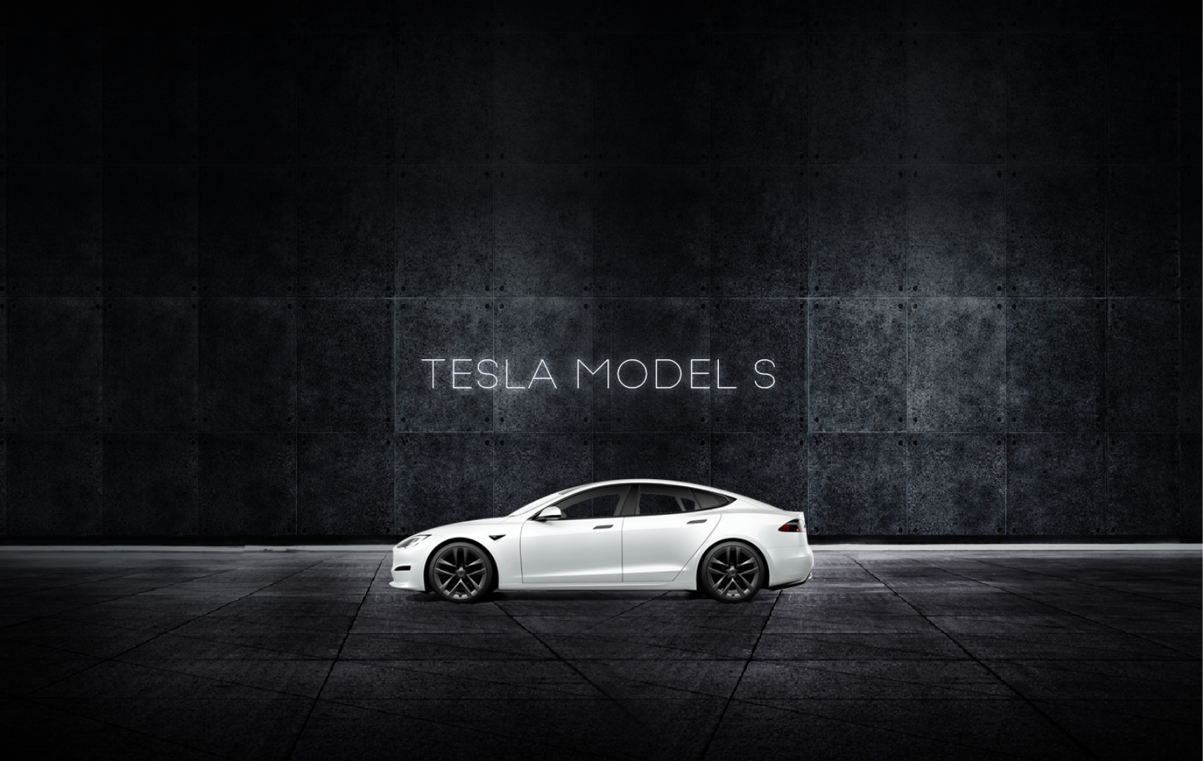 Tesla Model S Modèle Blanc