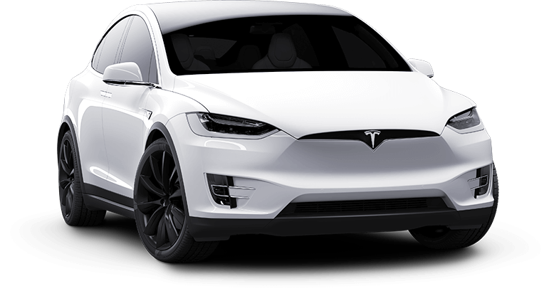 Tesla Model X blanche png